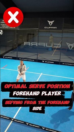 Mastering Padel Tennis: Perfecting Your Serve Positioning Part5 | #padel #padeltennis