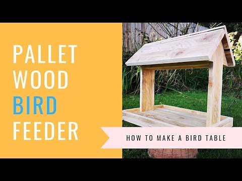 Pallet wood Bird Table