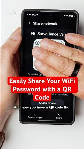 How to easily share your WiFi password with a QR Code on the Samsung Galaxy S25 Ultra