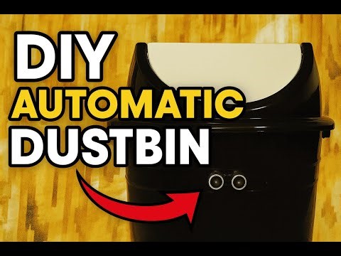 World’s Easiest Auto-Opening Dustbin! 🤯| Full Tutorial to Build Yours at Home