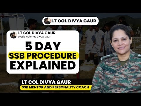5 Day SSB Interview Procedure Explained | Complete SSB Interview Process for NDA, CDS & AFCAT