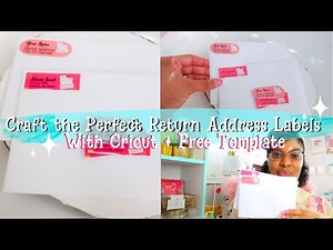 Return Address Labels DIY On Brand Tutorial | Print and Cut with Cricut