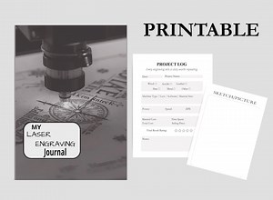 Laser Engraving Project Journal | 7x10 Maker Planner (PDF) - Etsy UK