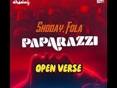 Shoday, Fola - Paparazzi (Beat + Hook) [OPEN VERSE] Instrumental