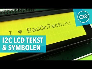 🇳🇱 LCD (I2C) MET TEKST EN SYMBOLEN - Arduino les #11