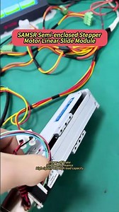 SAMSR Semi-enclosed Stepper Motor Linear Slide Module #stepper_motor #automobile #cncmill