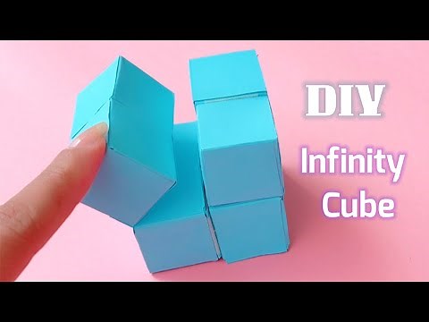 How to make Paper Infinity Cube? Easy Tutorial for Beginners - step by step | DIY Infinity Cube