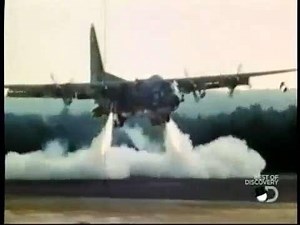 Top Secret C-130 with Rocket Boosters