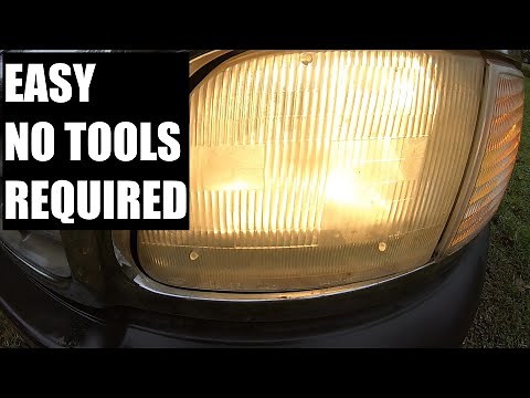 How To Replace Headlight Bulb In A 2003 Ford F150