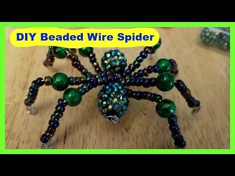 Beaded Wire Spider Tutorial - Simple, Fast & Easy