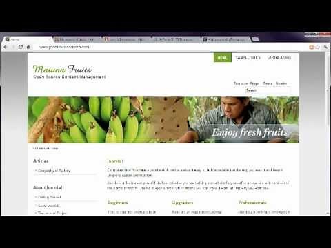 Joomla 2.5 Tutorial - Lesson 18 - Templates