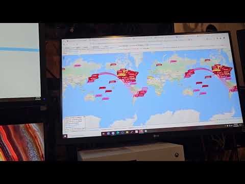 Where does ham clock get their live spots from