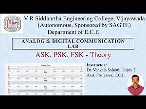 Analog and Digital Communication Lab - ASK FSK PSK (Theory)