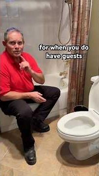 Have you flushed that toilet this week? 😂🚽 #plumbing #shorts #shower #toilet #drain #hardwater