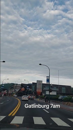 POV: Sunday 7am in Gatlinburg ⛰️ #gatlinburg #smokymountains