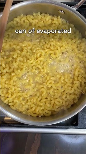 SUPER EASY Mac and Cheese with Evaporated Milk