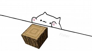 Bongo Cat in Minecraft Credit : Fisher Link : https://youtu.be/GgwcCtxsB5M | Bongo Cat :3
