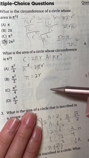 19K views · 490 reactions | CIRCLE MATH PROBLEM – SAT & PSAT HACK 2024 Struggling with circle problems on the SAT or PSAT? This quick math hack makes them easy to solve and boosts your 2024 test prep! | The math tutor | Facebook