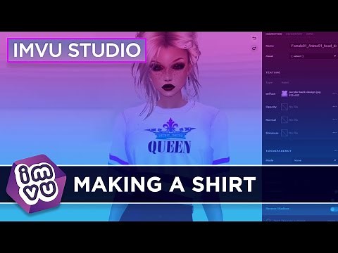 IMVU Studio - Making A Shirt