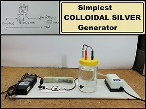 How to make Simplest Colloidal Silver Generator