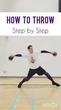 How to #Throw a #Dodgeball (Overhand) - Step by Step