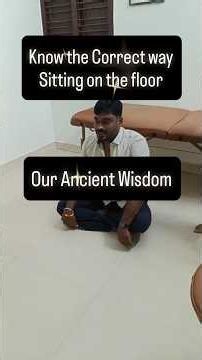 Correct Way to Sit on the Floor | Improve Your Posture Instantly! #improveposture #healthyposture