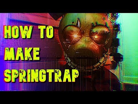 SpringTrap Costume Tutorial - Part 1- [ Head ]