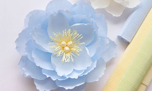 EASY Crepe Paper Flowers For Beginners - Step By Step Tutorial - FancyBloom