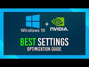 Ultimate Windows 10 Nvidia Optimization Guide | BEST Performance [SPON]