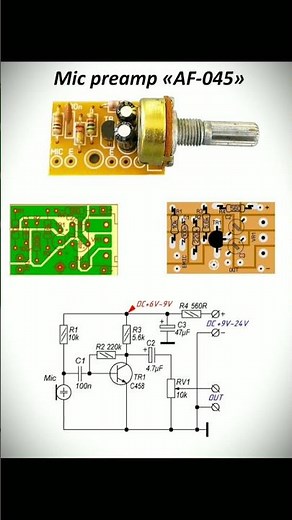 Mic Pre Amp Circuits Diagram Explained #mic #amplifier #engineering #electricalengineering #tech