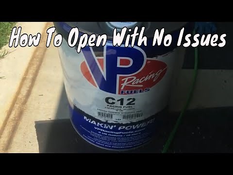 How To Open A 5 Gallon VP Fuel Pail | Can