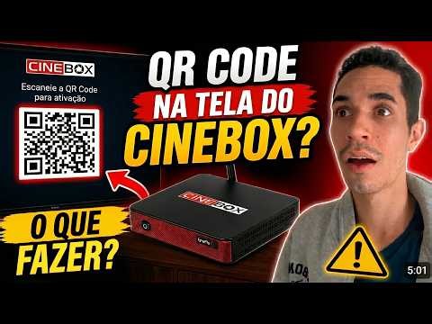 QR code on the Cinebox screen! How to remove it? Cinebox asking for a QR code, what now?