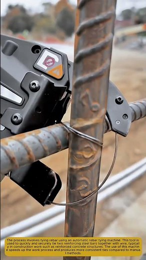 Rebar Tying Machine: Automatic Process for Quickly Securing Reinforcing Steel