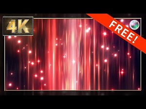 【4K】無料CG背景素材　10秒ループ動画　グローライン　レッド【AfterEffects】