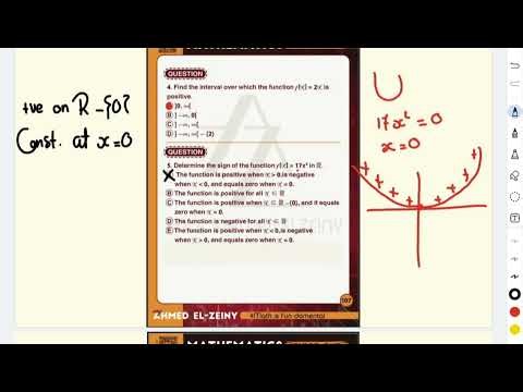 حل واجب درس senior 1 | Algebra | Sign of function 