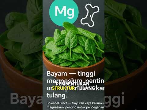 5 Sayuran yang Bisa Mencegah Tulang Keropos#SayuranSehat #KesehatanTulang #Osteoporosis