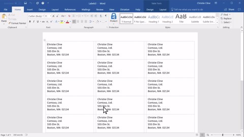 Crear e imprimir etiquetas
