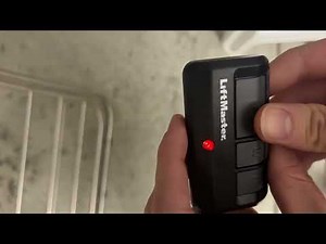 Programming new LiftMaster Security+ Garage Door Opener Remote