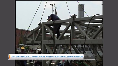 25 years since H.L. Hunley was raised from the ocean floor in Charleston Harbor
