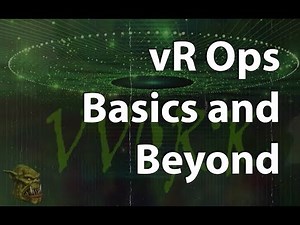 Introduction to vR Ops and this video series