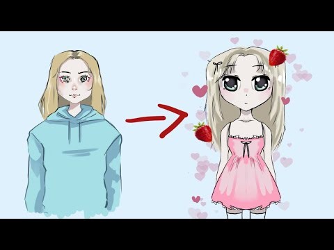 trying to draw in the 2000s anime style