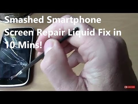 Smashed Smartphone Screen Repair Liquid Fix