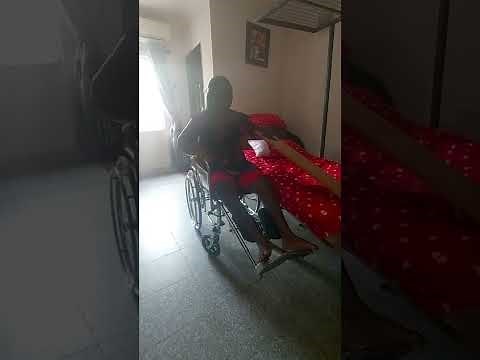 Paraplegic transfer with transfer Board from bed to Wheelchair, Wheelchair to Bed