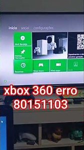 Xbox 360 erro 80151103 . #xbox360