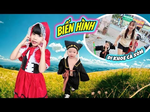 MiMi & MiLo Biến Hình Thành Trư Bát Giới Và Cô Bé Quàng Khăn Đỏ Cùng Mẹ Huế Đi Khoe Khắp Xóm