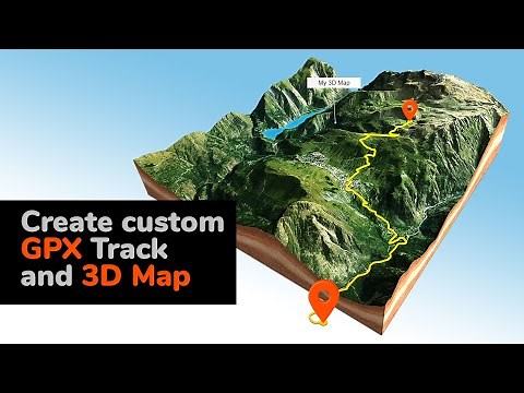 Create a custom GPX file and generate a 3D map from it using 3D-Mapper.com and Google Maps