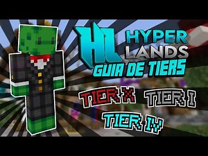 LA GUÍA De TIERS en HyperLands: ¿Cómo usarlos? ¿Qué son? - Minecraft PE