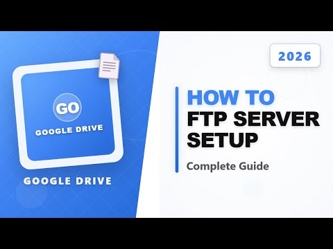 How To Use Google Drive as an FTP Server