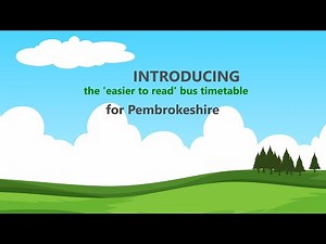 'Easier to read' bus timetable