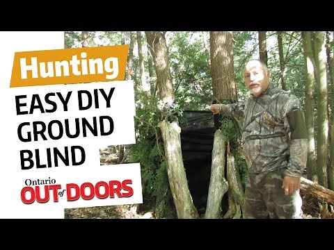 DIY Ground Blind